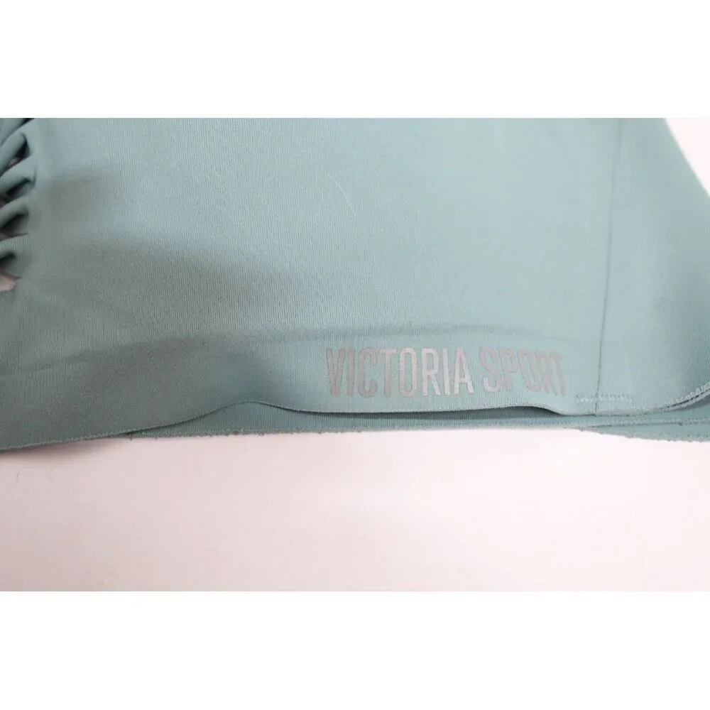 Victoria Sports Angle Max Bra 34DD Teal Green Padded Non-wire Yoga‎ Workout